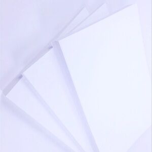 EXTRA THICK & HEAVY White Silk Matte Card-Stock Paper 8.5”x11” 130 lbs 34 Sheets